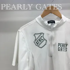 PEARLY GATES ジップアップ ポロ シャツ サイズ5 ドローコード付 メッシュタイプ _234のサムネイル