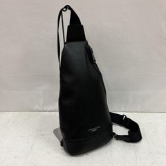 COACH✨メンズボディバッグ　シボ革ワンショルダー　70691 チャーム　金具 COACH✨メンズボディバッグ シボ革ワンショルダー 70691 チャーム 金具