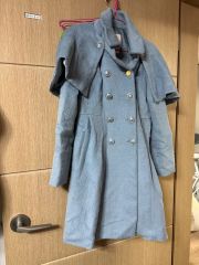 SACRA サクラ カシミヤ アルパカ スタンドカラー コート ダークグレー 