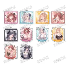 【予約】【新品】アズールレーン 描き下ろしアクリルキーホルダーコレクション お風呂あがりver. 10個入り1BOX【正規品】のサムネイル