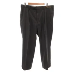 ロロピアーナ Loro Piana スラックス タックパンツ Super 130's ウール テーパードシルエット ジップフライ開閉 91 グレー  /MXのサムネイル