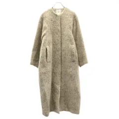 CLANE クラネ MIX COLOR SHAGGY COAT ノーカラーシャギーコート 19101-0041 ベージュ 2のサムネイル