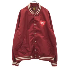 HUMAN MADE ヒューマンメイド 22AW Nylon Stadium Jacket ナイロンスタジャン  レッド XXLのサムネイル