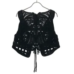 mame kurogouchi マメ クロゴウチ 22AW Cord Embroidery Vest エンブロイダリー ベスト MM22FW-SH037 ブラック 1のサムネイル