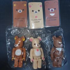 新品未開封】BE@RBRICK リラックマ 10周年 クリア 2体セット 希少 ベアブリック☆リラックマ☆10周年クリアカラー