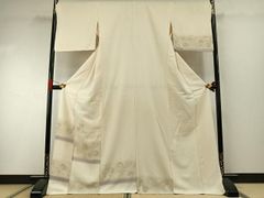 白打掛け 掛け下 襦袢 掛下帯 筥迫セット 唐織 アイボリー ホワイト