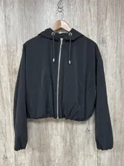 ZARA ザラ ナイロン ショート丈 ブルゾン ジャケット sizeM/黒 ■◇ レディースのサムネイル