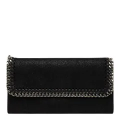 ステラマッカートニー ファラベラ 長財布 ブラック ポリエステル レディース Stella McCartney【1-0274447】