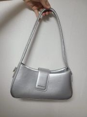希少！シルキーシティ 41 MM ショルダーバッグ サコッシュ シルク □O 