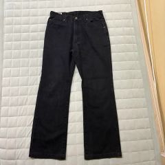 Levi's 505 ブラックデニムUSA製 W32L32 後染めブラック - メルカリ
