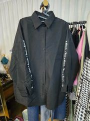 MILKBOY PRINT COLLAR シャツ 長袖 ブラック 大西流星 - メルカリ