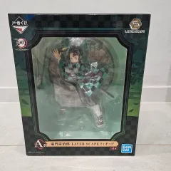 未開封 鬼滅の刃 一番くじ A賞 竈門 炭治郎 屏風 フィギュア LAYER SCAPE