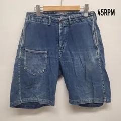 フォーティーファイブアールピーエム コットンデニムハーフパンツ インディゴ サイズ30 メンズ 30インチ ISItems【USED】【古着】【中古】50161505のサムネイル