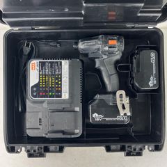 MAX マックス 18v 充電式静音インパクトドライバ バッテリーx2 充電器 
