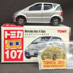169 トミカ no107 メルセデスベンツ Aクラス メタルバッチ付き 新車