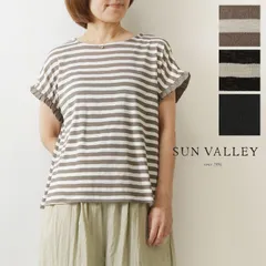 【新品】【SUN VALLEY サンバレー】コットン ガーゼ 天竺 フリル 袖 プルオーバー カットソー (sc5007268)<br><br><br>レディース 秋 冬 おしゃれ カジュアル ナチュラル 軽量 大人 可愛いのサムネイル
