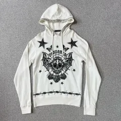 DSQUARED2 スタッズ スカル パンク フーディー Tシャツ Sのサムネイル