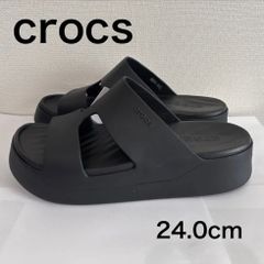 crocs 24 メタリックバックル サタデー サンダル クロックス 新品未