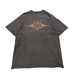 1998' Harley-Davidson flame patern s/s tee　ハーレー　ダビッドソン　ビンテージ　フレイム　バイク