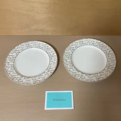 ティファニー　皿　プレート　Tiffany & Co. ペア　ノーツプレートのサムネイル