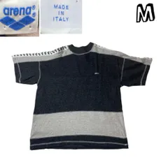 イタリア製　アリーナ　バイカラー切り替えTシャツ M杢グレーSWSS0245のサムネイル