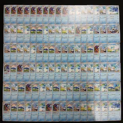 hya444 100枚セット ポケカ　クワッス / ウェルカモ / ウェーニバル
　大量セットまとめ売りQuaxly / Quaxwell / Quaquavalのサムネイル