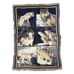 新品】DOG (20犬種)柄 ラグ/カバー MADE IN U.S.A - メルカリ