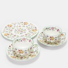 希少 廃盤 美品 英国製 MINTON ミントン ケーキセット プレート 5枚組