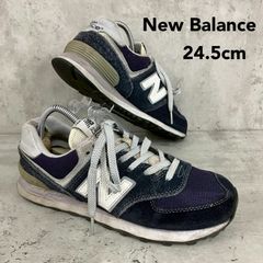 New Balance ニューバランス 574 ネイビー 23 - メルカリ
