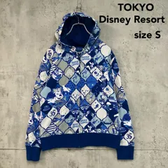 東京ディズニーリゾート限定 35周年記念 パーカー Sサイズ ブルー 総柄 ディズニーランド ミッキー キャラクタープリント フルジップ スウェット 長袖 フーディー 希少 レア 完売品 男女兼用 カジュアル ★ ■◇ ◇■のサムネイル
