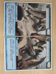 aca619 몬한HC 몬스터 헌터 사냥 카드 정리 TARGET MONSTER 티가렉스[L] 티가렉스[R] 2장 03-25/77 03-24/77 캡콤 TCG