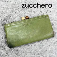 zucchero ズッケロ 長財布 がま口 レザー 型押しロゴのサムネイル
