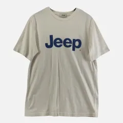 ジープ クリーム メンズ 半袖Tシャツ L N2608のサムネイル