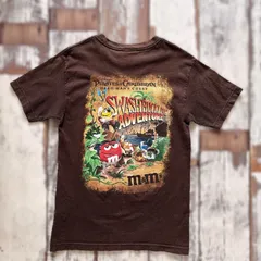 Disney's m&m's パイレーツオブカリビアン Tシャツ ブラウン Mサイズ　古着のサムネイル