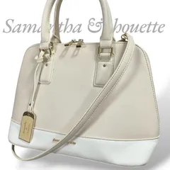 【MY0705】Samantha&chouette サマンサアンドシュエット 2way ハンドバッグ ショルダーバッグ 手提げ 鞄 斜め掛け PVCレザー