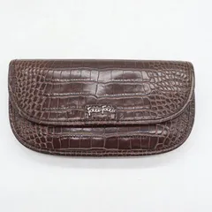 フォリフォリ 長財布 クロコダイル型押し レザー ウォレット ブランド レディース ブラウン Folli Follie 【中古】のサムネイル