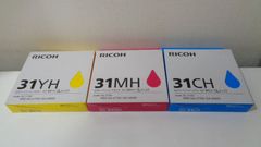 RICOH GELJET インクカートリッジ 31YH 31MH 3点セット - メルカリ