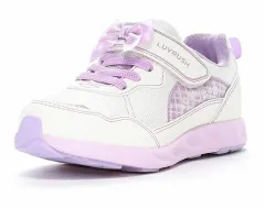 【SALE】【moonstar】LUVRUSH LV 1206 OFFWHITE ムーンスター ラブラッシュ オフホワイト 子供靴 キッズ スニーカー スーパースター 抗菌防臭 運動会 女の子 ジュニア シューズ リボン