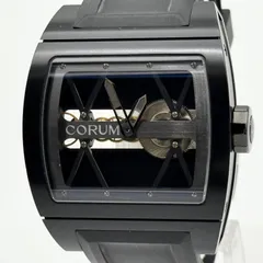 CORUM コルム ティーブリッジ TI SS×ラバー 007.400.94/F371 スケルトン文字盤 2261385 手巻き メンズ 腕時計 稼働品のサムネイル