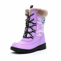 【処分価格】【moonstar】NM WPJ019 PURPLE パープル ムーンスター ニーモ Ni-mo 子供靴 ジュニア  ウィンターブーツ 抗菌防臭 ＃足元キラかわメイク 防水 スノーブーツのサムネイル