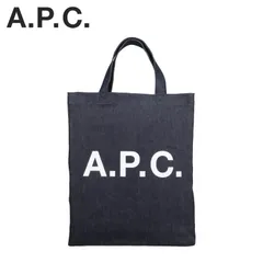 【土日限定10％OFFセール実施中】 A.P.C. アーペーセー トートバッグ メンズ レディース デニム TOTE BAG インディゴ COCSX M61569のサムネイル