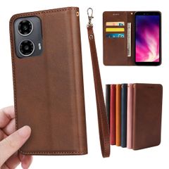 Motorola용 Moto G24 케이스 수첩형 스트랩 모토 G24 수첩형 커버 MotoG24 케이스 Motorola G24 케이스 수첩 모토로라 G24 커버 수첩 스마트폰 케이스 MotoG24 case 모토 G24 케이스 [GoKIGI