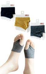 [TOMOTHY] サンダルソックス トングソックス 3足セット サンダル用靴下 レディース ブラック グレー キャメル [ブラック・グレー・キャメル]