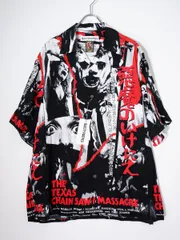 WACKOMARIAワコマリア THE TEXAS CHAINSAW MASSACRE S/S HAWAIIAN SHIRT TYPE2半袖ハワイアンシャツ【L】【MSHA82344】のサムネイル