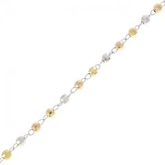 K18 デザインリンクブレスレット 16cm 3.85g ボリューム 新品 - メルカリ