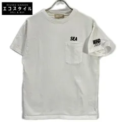 WIND AND SEA　ウィンダンシ―　WDS-O-ESPG-25-Q3-CS-01 ホワイト コットン SEA刺繍 PIGMENT POCKET TEE　Sのサムネイル