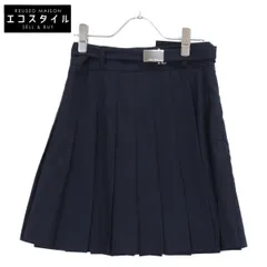 MIUMIU　ミュウミュウ　【美品/国内正規】MG1682 ピンストライプ ベルト付 プリーツ　38のサムネイル
