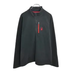 SPYDER スパイダー フリースジャケット アウトドア ブラック(メンズ L)中古 古着 V5027のサムネイル