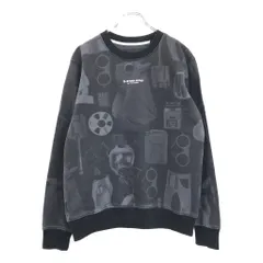 G-STAR RAW ジースターロウ 総柄 スウェット ブラック(メンズ M)中古 古着 U7871のサムネイル