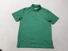 ナイキ ゴルフ ストライプ 半袖 ポロTシャツ グリーン 100 103